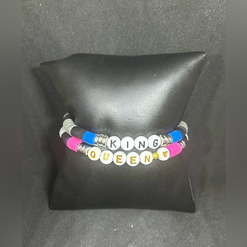 King & Queen Heishi Bracelet (Set)